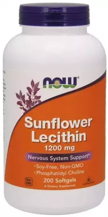 Lecitín slnečnicový 1200 mg Now Foods | výživový doplnok | vitamín