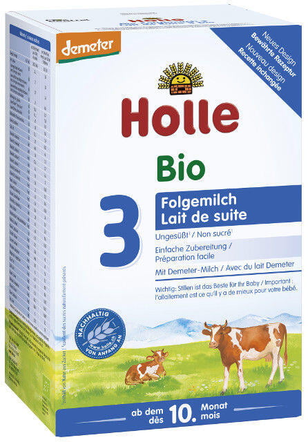 Holle Bio 3 následné dojčenské mlieko, výživa od 10. mesiaca