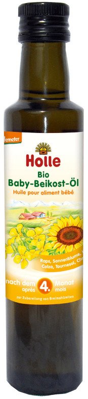 Holle organický detský slnečnicový olej 250 ml od 4. mesiaca