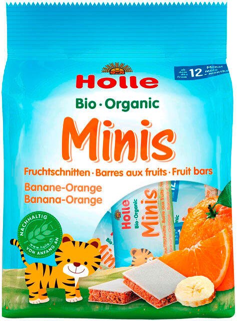 Holle Bio ovocná mini tyčinka banán-pomaranč od 12. mesiaca