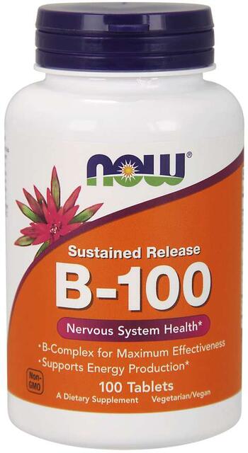 B-Komplex 100 mg časované Now Foods | výživový doplnok | vitamín