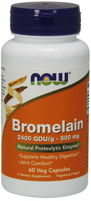Bromelín (Bromelain) 500 mg Now Foods | výživový doplnok | vitamín