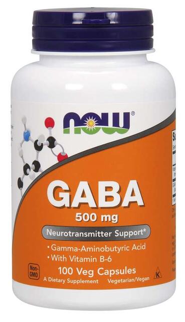GABA 500 mg Now Foods | výživový doplnok | vitamín