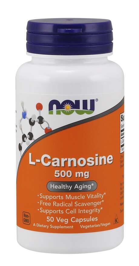 L-Karnosín 500 mg Now Foods | výživový doplnok | vitamín