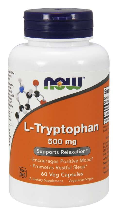 L-Tryptophan 500 mg Now Foods | výživový doplnok | vitamín