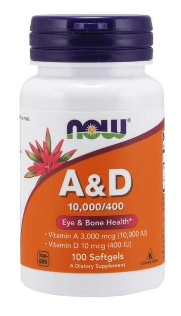 Vitamín A + D 10.000/400 IU Now Foods | výživový doplnok | vitamín