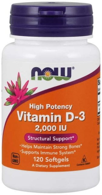 Vitamín D3 2000 IU Now Foods | výživový doplnok | vitamín