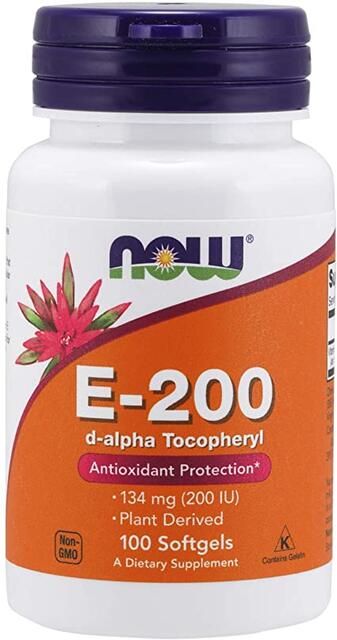 Vitamín E 200 IU Now Foods | výživový doplnok | vitamín