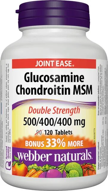 Glukosamín, Chondroitín a MSM 1300 mg Webber Naturals | výživový doplnok | vitamín