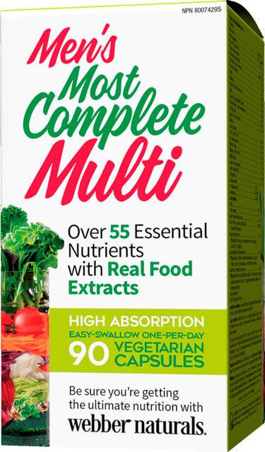 Kompletný multivitamín pre mužov Webber Naturals | výživový doplnok | vitamín