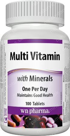 Multivitamín s Minerálmi Webber Naturals | výživový doplnok | vitamín